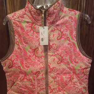 DIZZIE LIZZIE S Small Pink Paisley Designer Vest